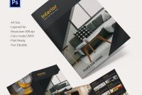 Interior Design Brochure Â€“  Free Psd Eps Indesign Format within Creative Brochure Templates Free Download