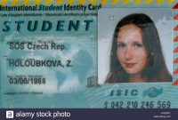 International Student Card Stock Photos  International Student Card with regard to Isic Card Template