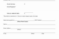 Invoice For Services Template  Mathosproject in Template Of Invoice For Services Rendered