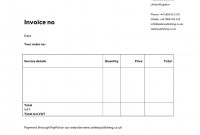 Invoice  Letterhead Templates For Therapists  Websites For intended for Business Invoice Template Uk