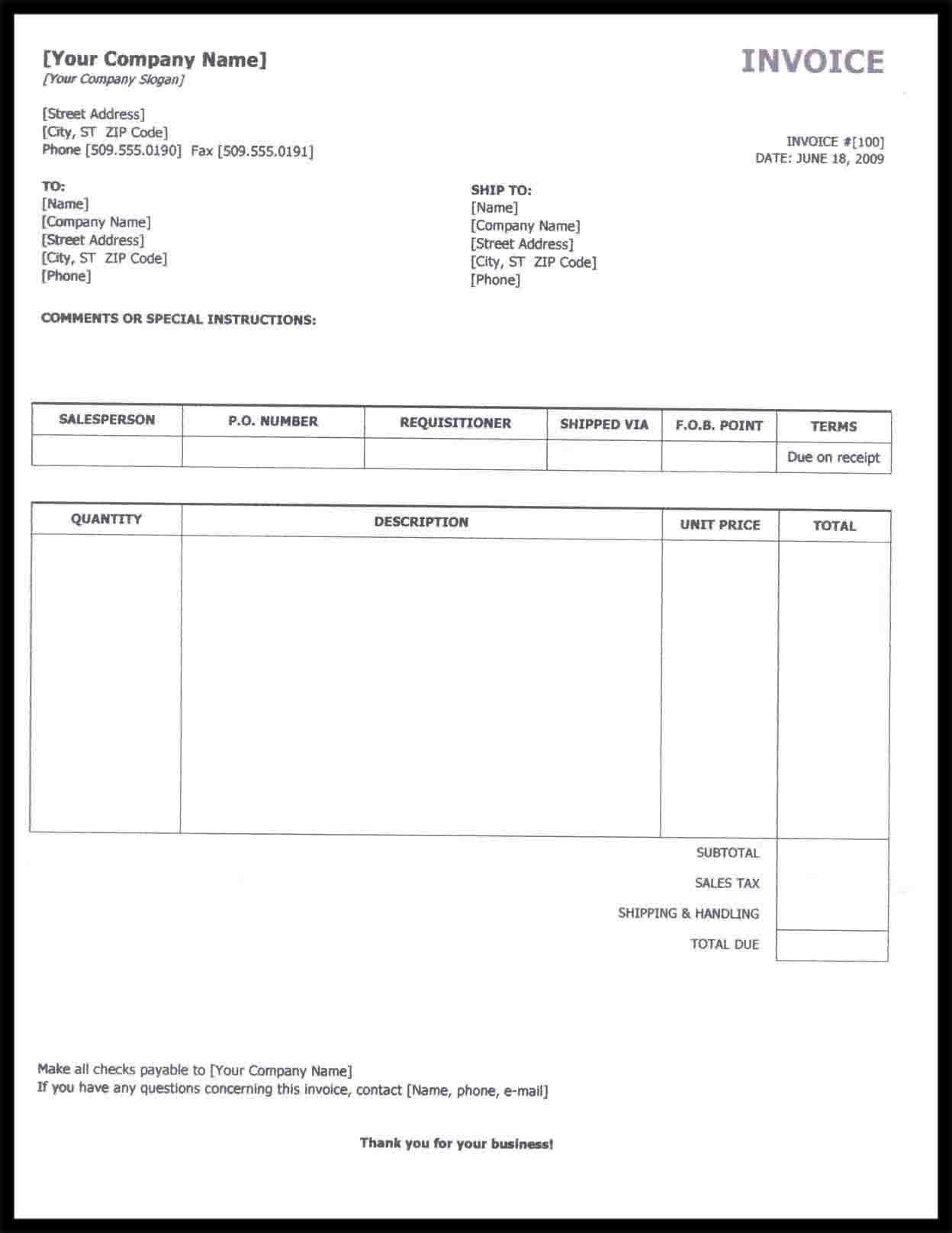 Invoice Sample Doc Download Word Templates Free Uk Template Tnt throughout Invoice Template Uk Doc