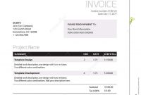 Invoice Template  Classy Black And White Business Design Stock for Black Invoice Template