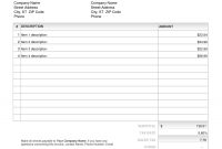 Invoice Template Excel  Download Microsoft Proforma Design Sales with Invoice Template In Excel 2007
