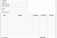 Invoice Template Form Example Independent Contractor Pdf Sample pertaining to 1099 Invoice Template