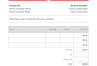 Invoice Template  Generate Custom Invoices  Square intended for Download An Invoice Template