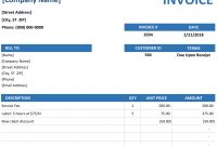 Invoices  Office intended for Itemized Invoice Template