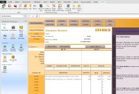Invoicing Template In Euros for European Invoice Template
