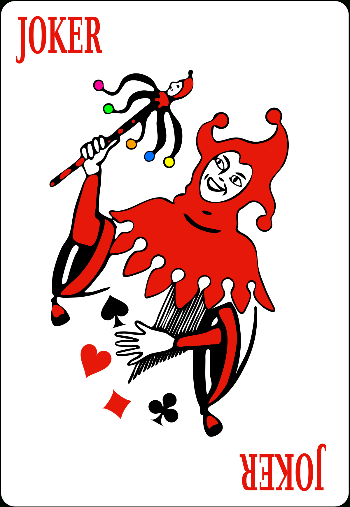 Joker – Wiktionary inside Joker Card Template