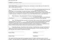 Key Clauses That Strengthen Business Partnership Agreements  Free in Business Partnership Contract Template Free