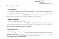 Key Clauses That Strengthen Business Partnership Agreements  Free in Business Partnership Contract Template Free
