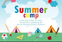 Kids Summer Camp Education Concept Template Advertising Brochure with regard to Summer Camp Brochure Template Free Download