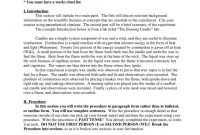 Lab Reportate Word Conclusion Example Physics Laboratory inside Engineering Lab Report Template