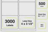 Label Printing Template  Per Sheet throughout 8 X 3 Label Template