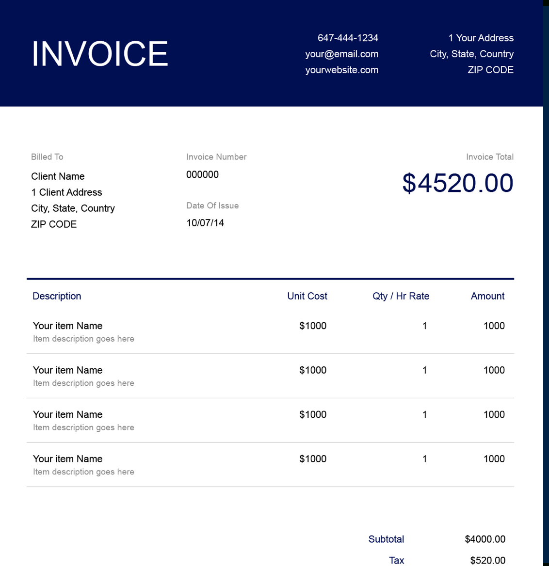 Law Firm Invoice Template  Free Download  Send In Minutes pertaining to Solicitors Invoice Template