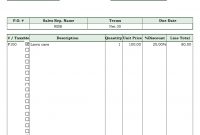 Lawn Care Invoice Template for Gardening Invoice Template