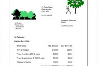 Lawn Renovation New Standard Invoice Form Elegant Lawn Care Invoice for Lawn Maintenance Invoice Template