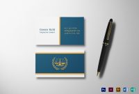 Lawyer Business Card Design Template In Psd Word Publisher in Lawyer Business Cards Templates