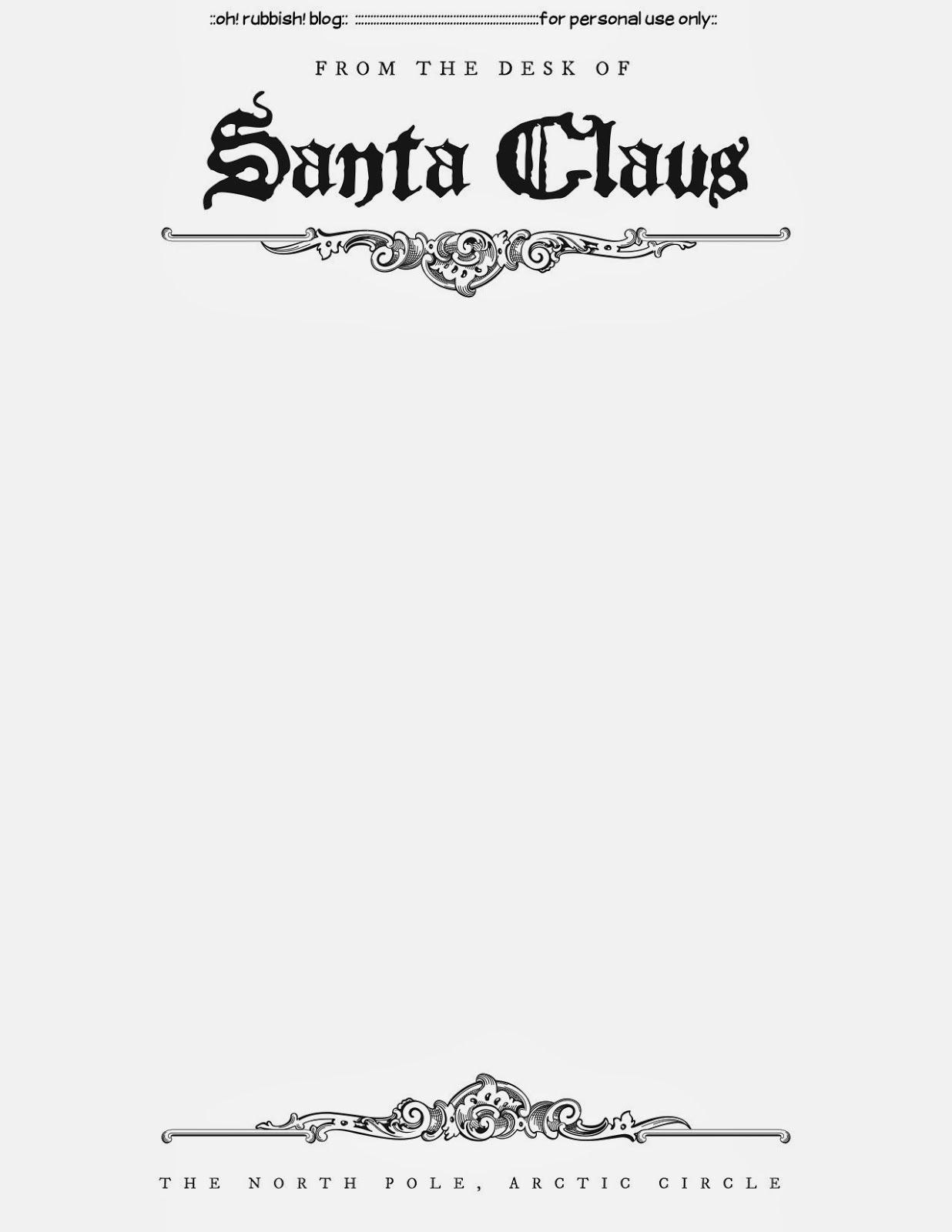 Letter From Santa Template Breathtaking Ideas Stationery Free with regard to Letter From Santa Template Word
