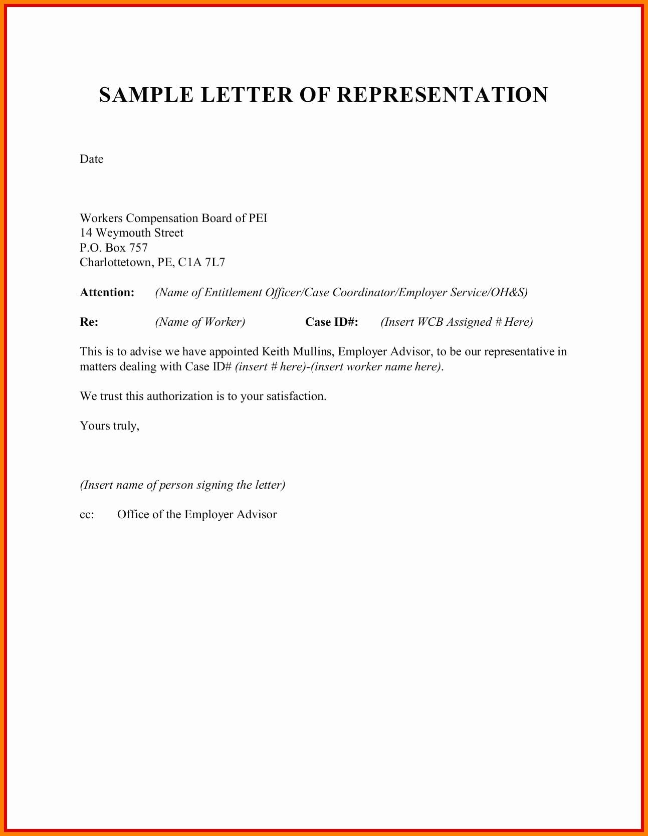 Letter Of Authorization To Represent Examples  Pdf  Examples with regard to Certificate Of Authorization Template