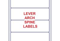 Lever Arch File Spine Labels Filing Labels Octopus Manchester Uk in File Side Label Template