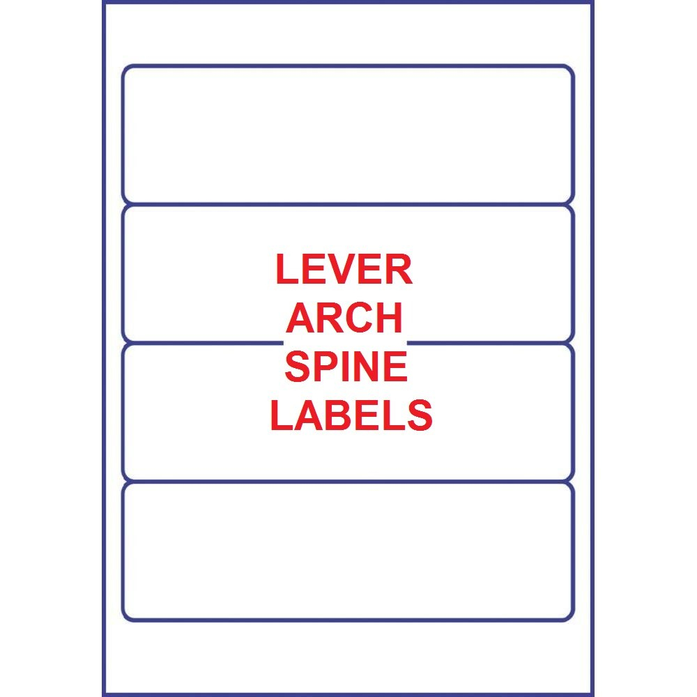 Lever Arch File Spine Labels Filing Labels Octopus Manchester Uk inside Lever Arch Spine Label Template