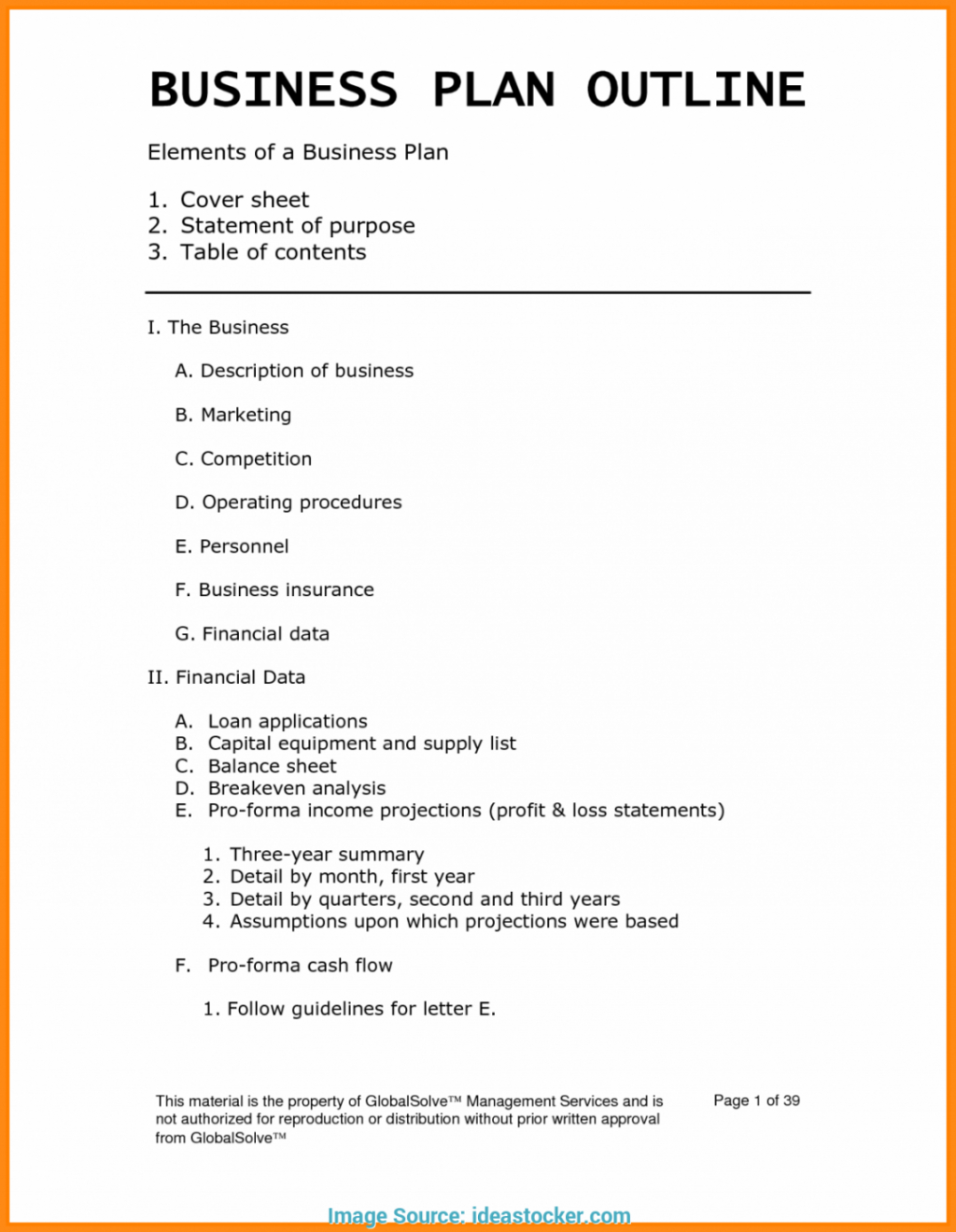 Loan Officer Business Plan Template Sample Newest Basic Word Pdf within Cake Business Plan Template