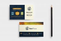 Local Pub Business Card Template In Psd Ai  Vector  Brandpacks in Food Business Cards Templates Free