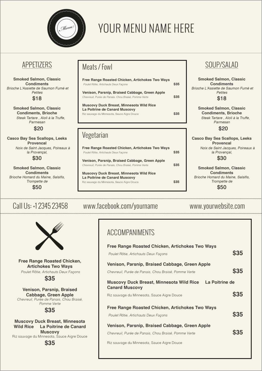 Lovely Free Catering Menu Templates For Microsoft Word  Best Of inside Free Restaurant Menu Templates For Microsoft Word
