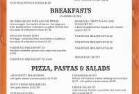 Lovely Free Catering Menu Templates For Microsoft Word  Best Of with Free Restaurant Menu Templates For Word