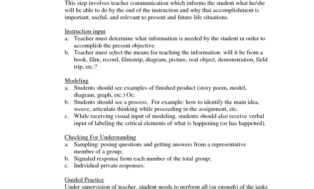 Madeline Hunter Lesson Plan Format Template  Google Search  Th within Madeline Hunter Lesson Plan Template Blank