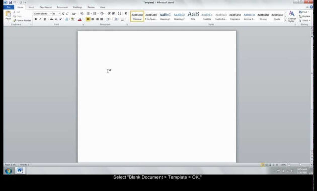 Make A Custom Template In Word  Youtube inside How To Create A Template In Word 2013
