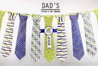 Make A Father's Day Tie Banner Using A Simple Template Provided On within Tie Banner Template