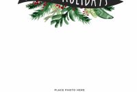 Make Your Own Photo Christmas Cards For Free  Somewhat Simple in Happy Holidays Card Template