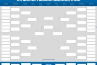 March Madness Bracket Excel And Google Sheets Template in Blank Ncaa Bracket Template