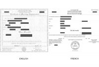 Marriage Certificate Translation Sample  Richard Gliech Translator Llc with regard to Marriage Certificate Translation Template