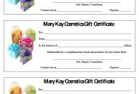 Mary Kay Certificate Seckhoffmarykay Www for Mary Kay Gift Certificate Template