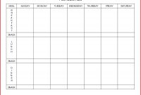 Meal Plan Template Excel Dayndar Printable Planner Free in Camping Menu Planner Template