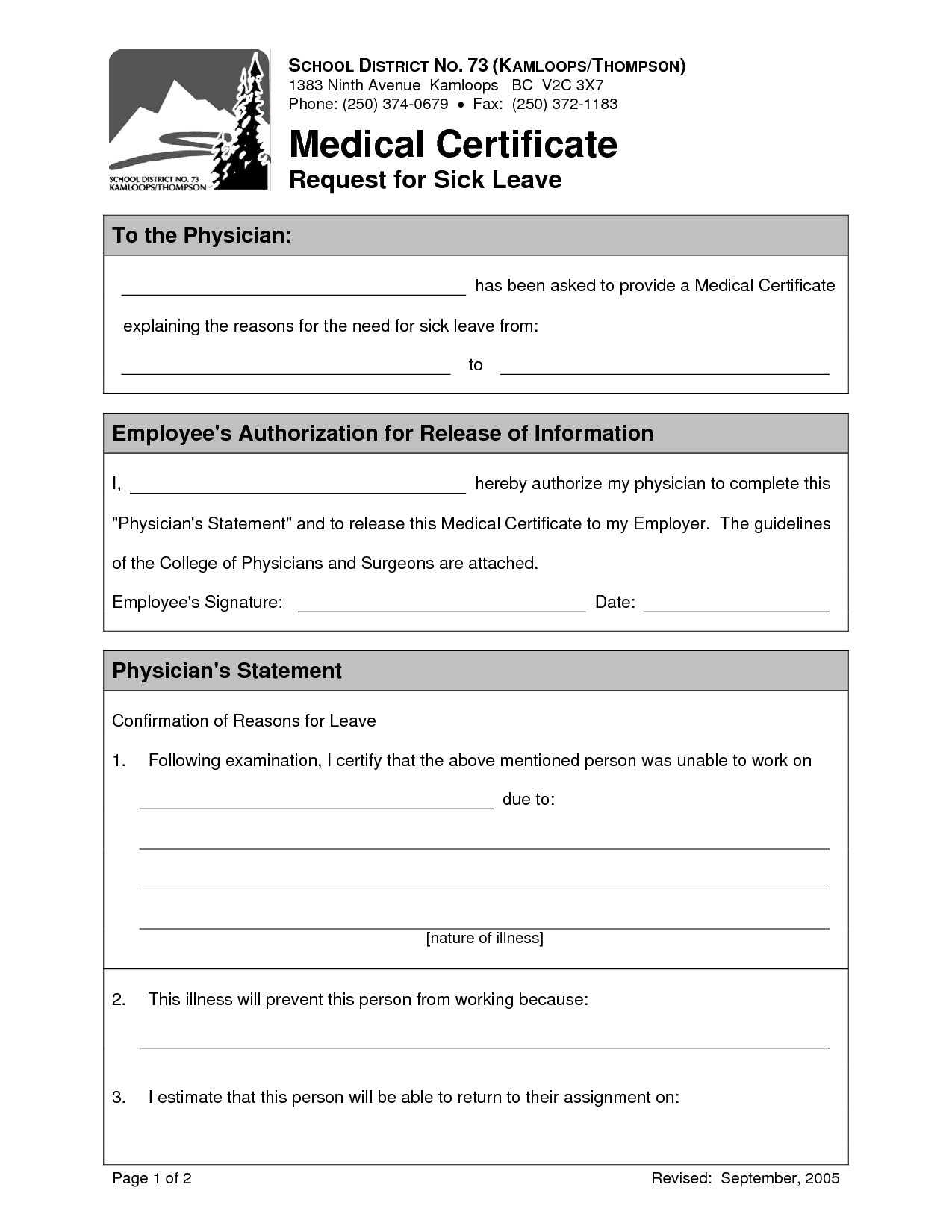 Medical Certificate Templates For Leave  Pdf Doc  Free inside Medical Report Template Doc