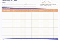 Medication List Template Free Download Admirable  Medication Card in Medication Card Template