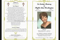 Memorial Cards For Funeral Template Free Great Free Funeral Program regarding Memorial Brochure Template