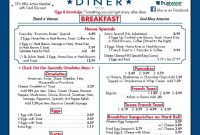 Menu  American Diner – Serving Liverpool And Syracuse Ny  Cool with Diner Menu Template