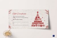 Merry Christmas Gift Certificate Template In Adobe Photoshop with regard to Merry Christmas Gift Certificate Templates