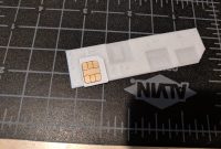 Micro To Nano Sim Card Cutter Jig Templateiroxor  Thingiverse for Sim Card Cutter Template