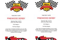 Microsoft Word  Pinewood Derby Flyerdocx  Scouts  Pinewood Derby in Pinewood Derby Certificate Template