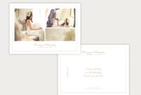 Minimal Thank You Card Template For Wedding Photographers pertaining to Template For Wedding Thank You Cards