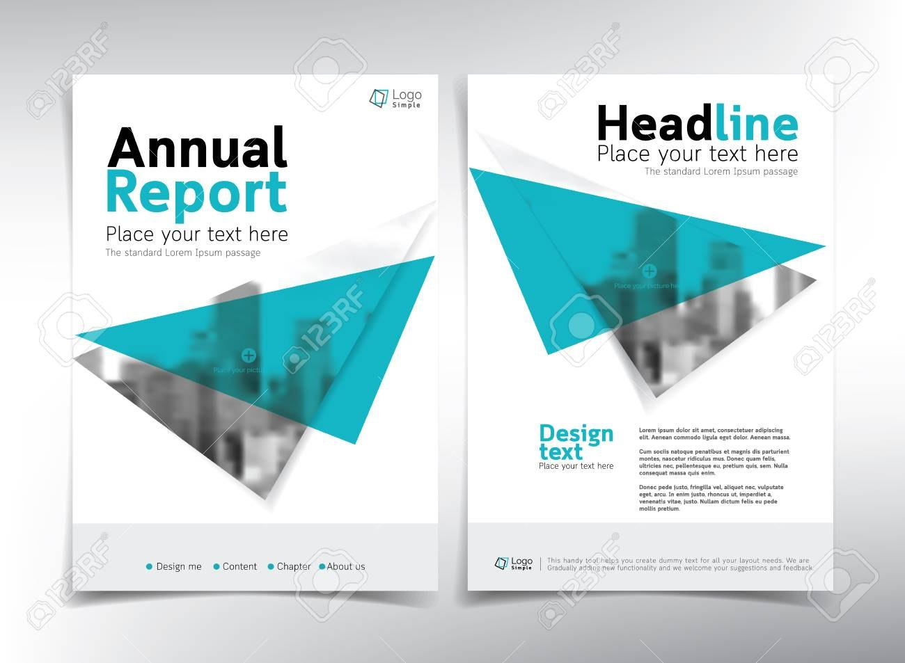 Minimalist Business Cover Page Vector Template  Can Be Used with Cover Page For Annual Report Template