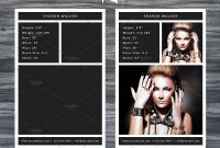 Model Comp Card Template Receiveguidepsdlayered  Backgrounds within Comp Card Template Psd