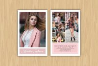 Model Comp Card  Zed Card Collections On Behance within Zed Card Template Free