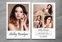 Modeling Comp Card Template On Behance within Zed Card Template