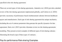 Modeling Pharmaceutical Risksharing Agreements  Pdf with Risk Sharing Agreement Template